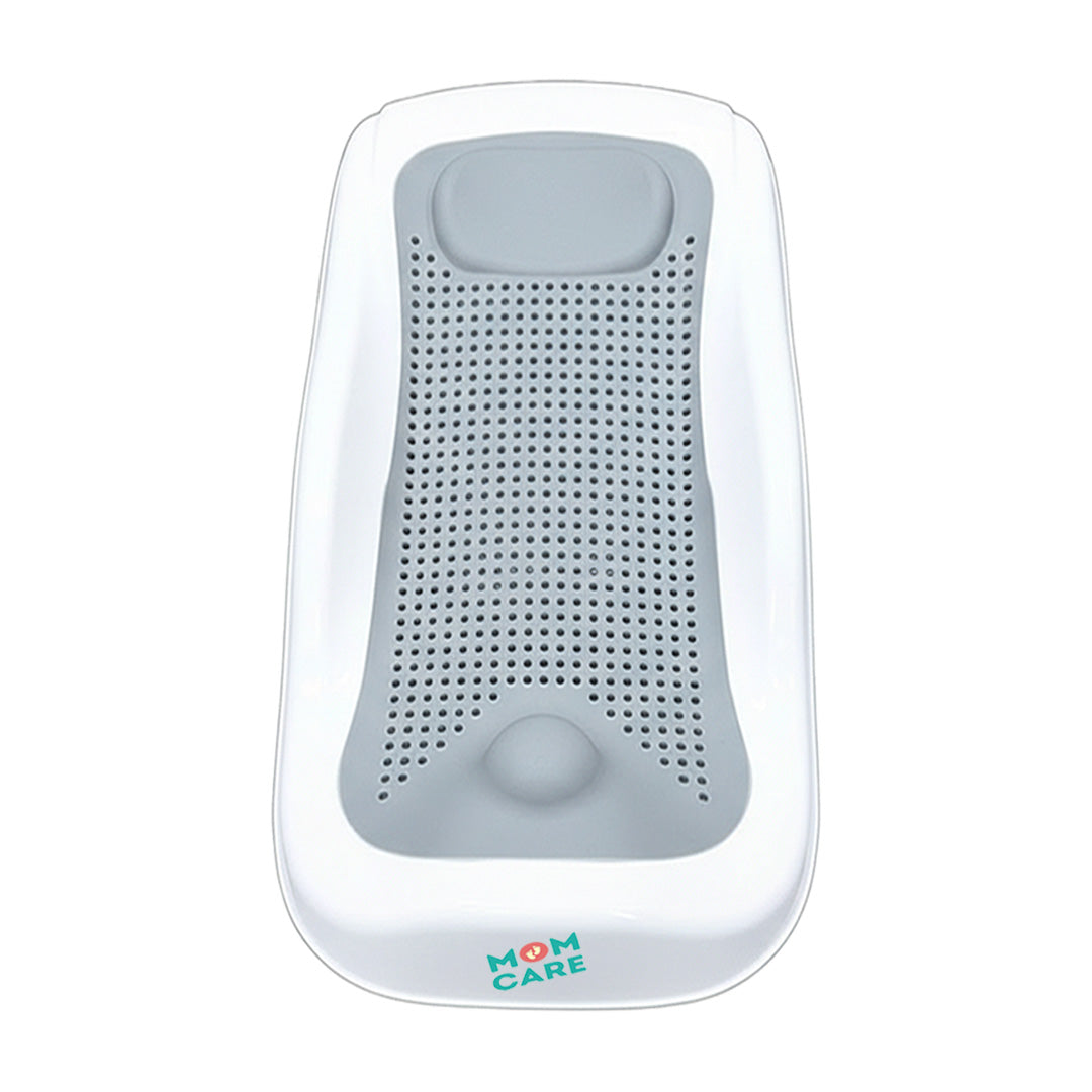 MOM CARE Foldable Baby Bath Support Seat for Newborn (0–6 Months) | Anti-Slip Silicone